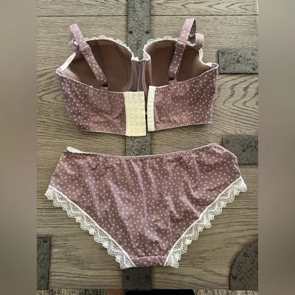 NWOT Freya Set-Balconett Underwire lightly paded bra 36F & High Waist Bikini XL - Picture 2 of 9